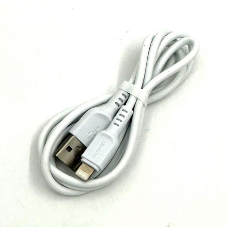USB кабель / Дата кабель Sunpin CC01 Lightning 2.4A Білий - фото фото фото 1