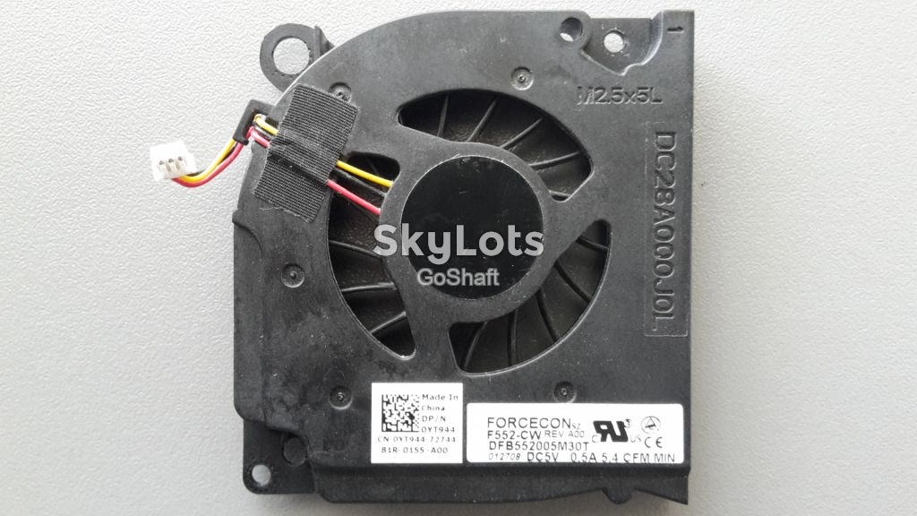 Вентилятор ноутбука Dell Latitude D620 D630, F552-CW - фото фото фото 0