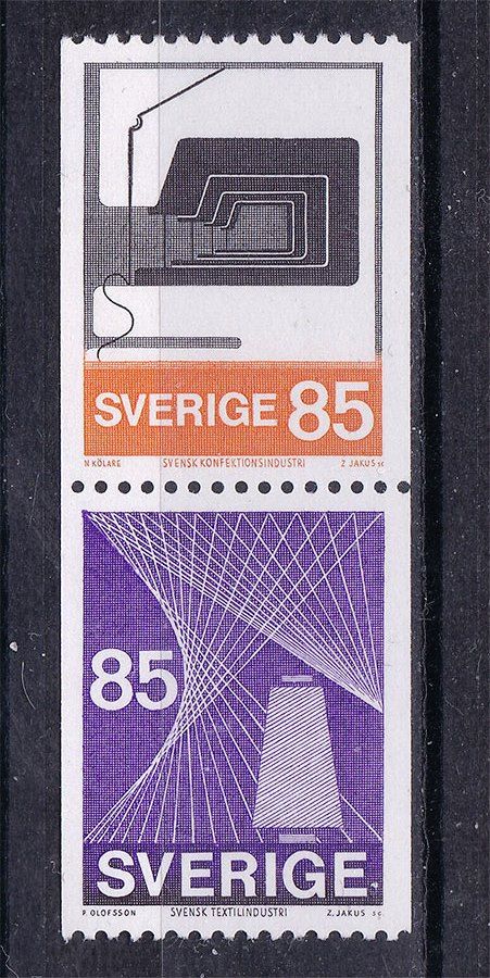 Швеция  1974 г - сцепка - фото фото фото 0