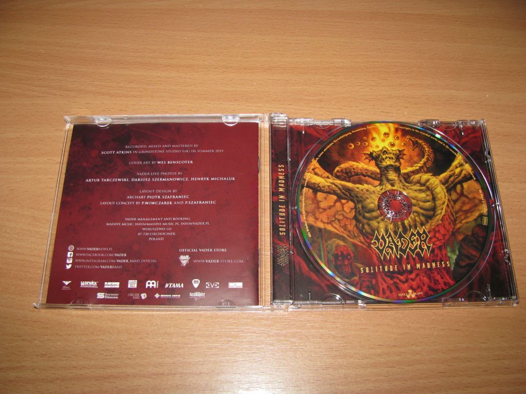 VADER - Solitude In Madness  (2020 Nuclear Blast 1st press) - фото фото фото 1