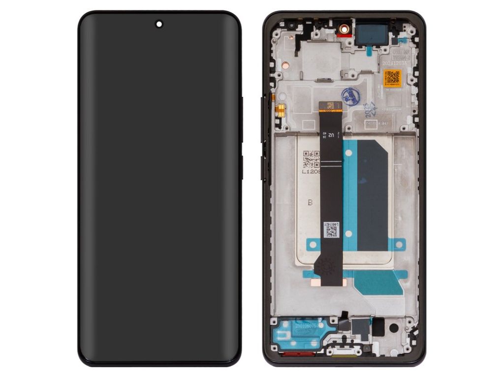 Дисплей Xiaomi Redmi Note 14 Pro 5G IPS чорний + рамка - фото фото фото 0