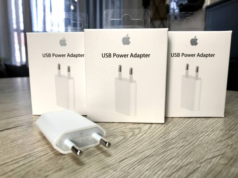 Блок питания, Power Adapter iPhone 5W Сетевой адаптер, Блок, Кубик к айфону - фото фото фото 0