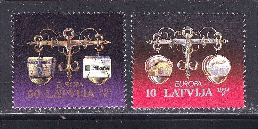 Латвия  1994 г MNH - монеты , деньги - - фото фото фото 0