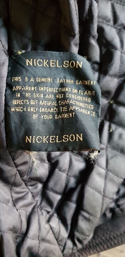Куртка "Nickelson"  (real leather, L) б/у - фото фото фото 5