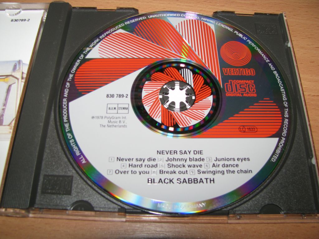 BLACK SABBATH - Never Say Die  (1987 Vertigo Germany) - фото фото фото 2
