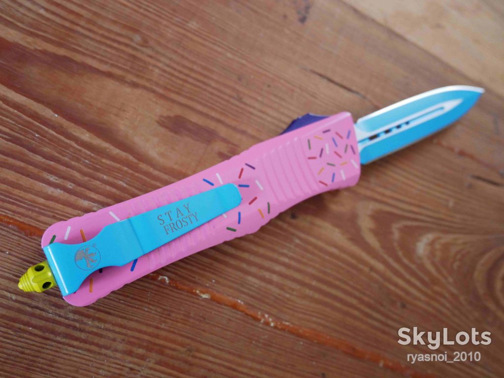 Microtech Combat Troodon Donut Pink Dagger, Replica, Автомат, Tactical, EDC - фото фото фото 9
