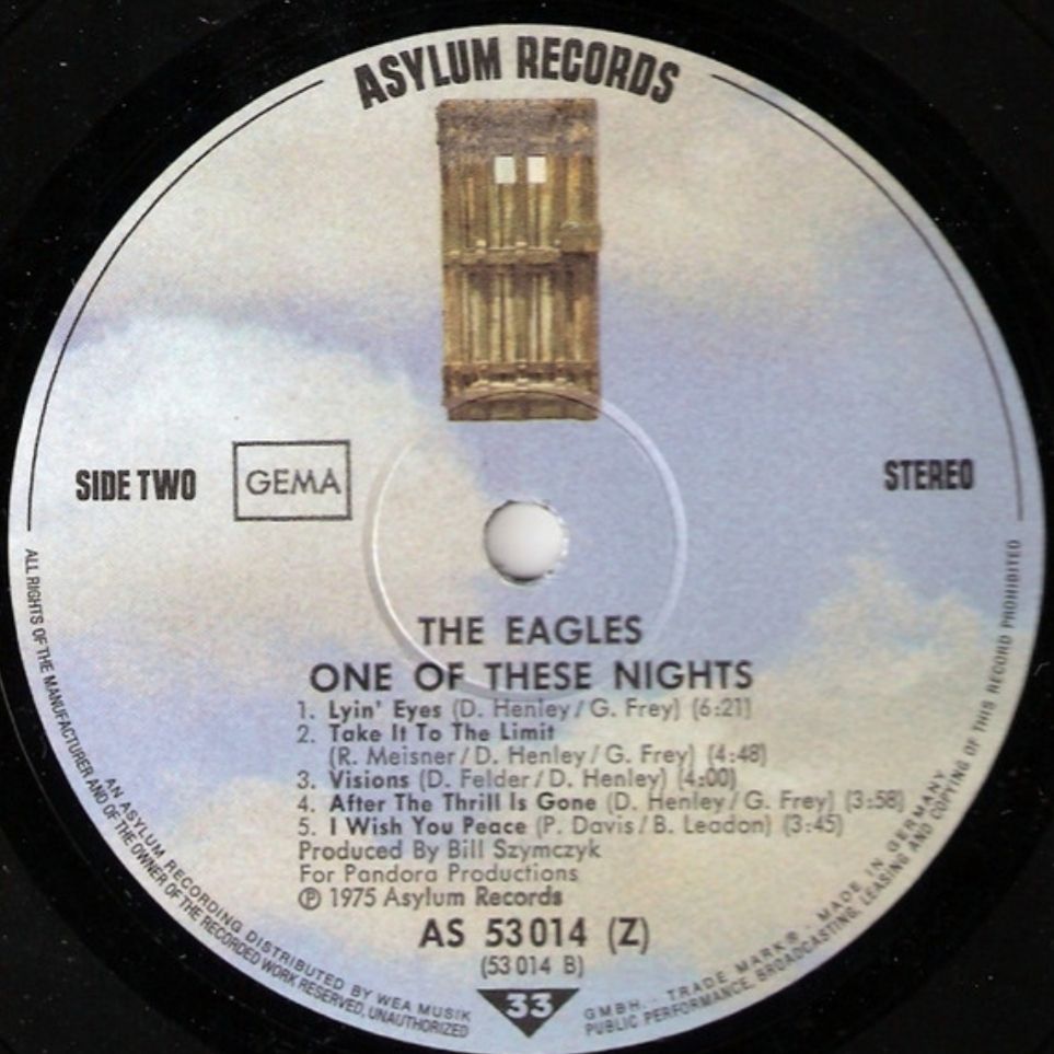 Eagles - One Of These Nights - 1975.    (LP). 12. Vinyl. Пластинка. Germany - фото фото фото 4
