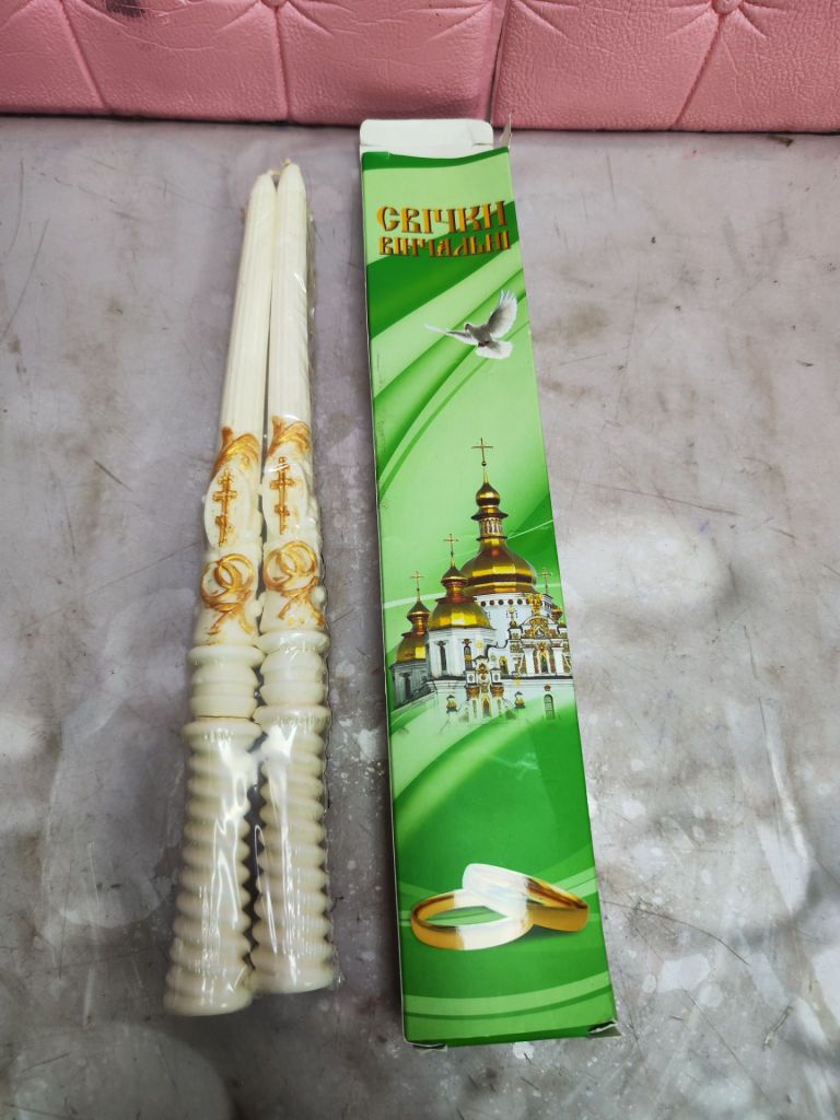 Лот свічки вінчальні - фото фото фото 0
