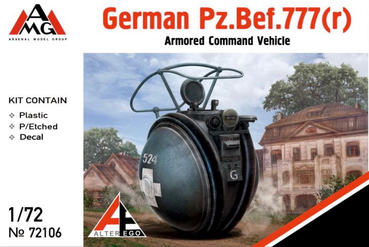 AMG 72106 Pz.Bef 777[r] Ger.Armored Command Vehicles     (WW2 Era), 1/72 - фото фото фото 0