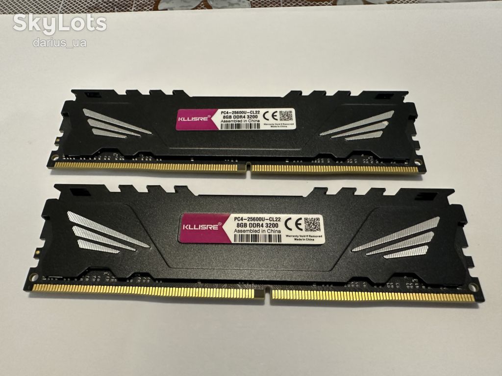 DDR4 2x8GB Kllisre 3200MHz - фото фото фото 0