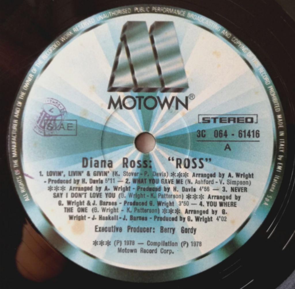 Diana Ross - Ross - 1978.  (LP). 12. Vinyl. Пластинка. Italy. - фото фото фото 2