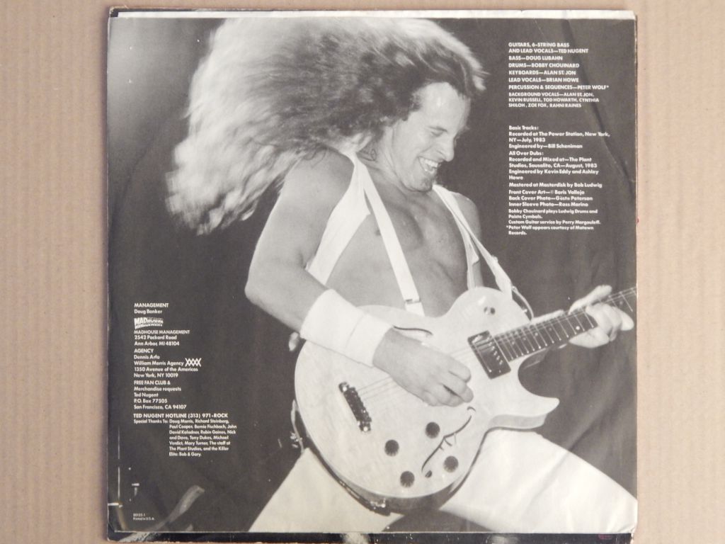 Ted Nugent ‎– Penetrator  (Atlantic ‎– 78-0125-1, Germany) EX+/EX+ - фото фото фото 2