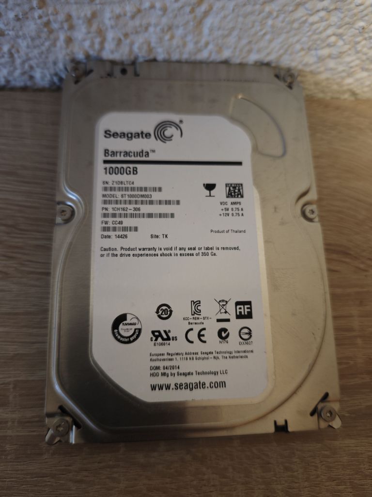 Жорсткий диск HDD 1Tb    (форм фактор 3.5) - фото фото фото 0