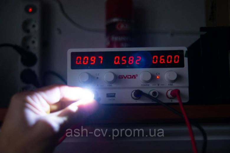 Лампочка, для ліхтарика, 6V, 0.5W, LED, P13.5, P13.5S, PR2 - фото фото фото 7