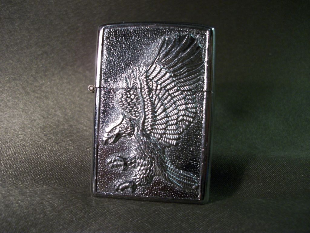 5.121 Зажигалка ZIPPO, орел, Зиппо. Тяжелый металл. - фото фото фото 0