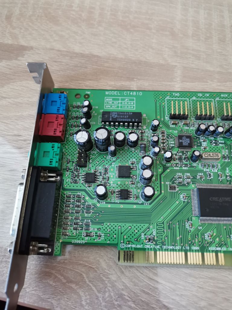 Звуковая карта Creative Sound Blaster PCI CT4810 - фото фото фото 2