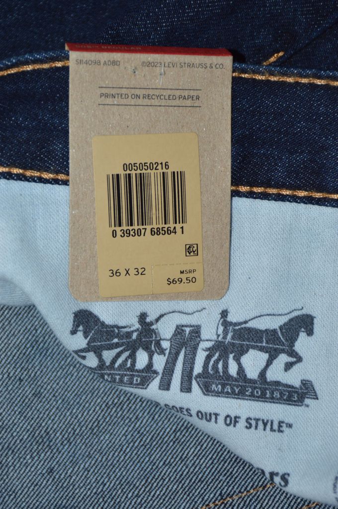 Джинси Levis 505 Regular Fit  Rinse original, нові - фото фото фото 11