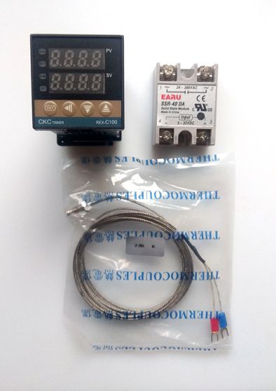 PID-регулятор REX-C100 REX-C100FK05 0...400° c термопарою та реле - фото фото фото 3
