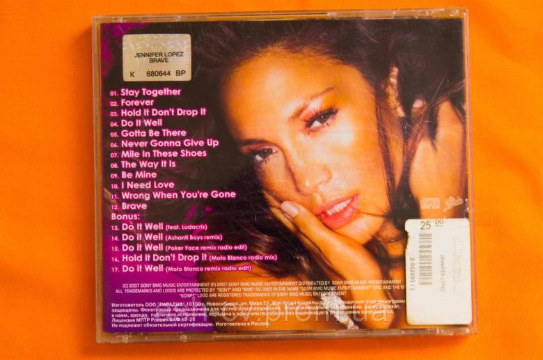 Музичний диск CD. JENNIFER LOPEZ - Brave - фото фото фото 1