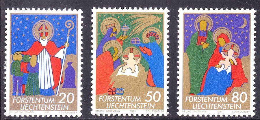 Лихтенштейн 1981 г  MNH - искусство - религия - фото фото фото 0