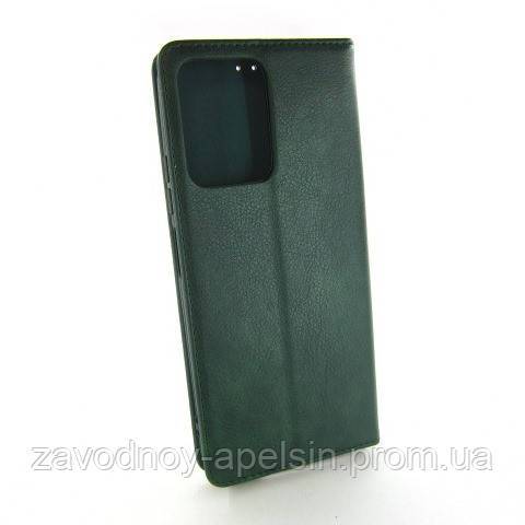 Чехол книжка Xiaomi Note 12 4G Кожаный (зеленый) - фото фото фото 1
