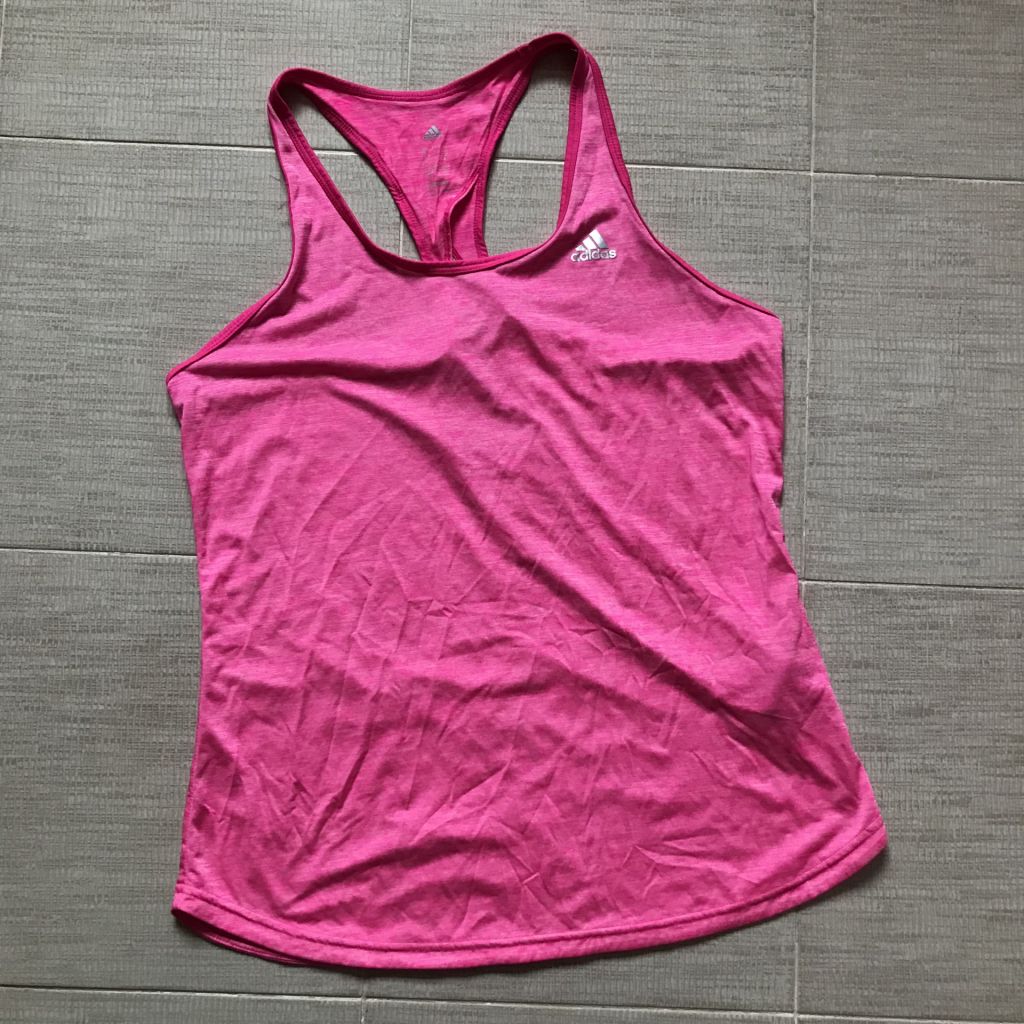 Спортивная майка Adidas Climalite Keyhole Tank Top | Women. М L - фото фото фото 2