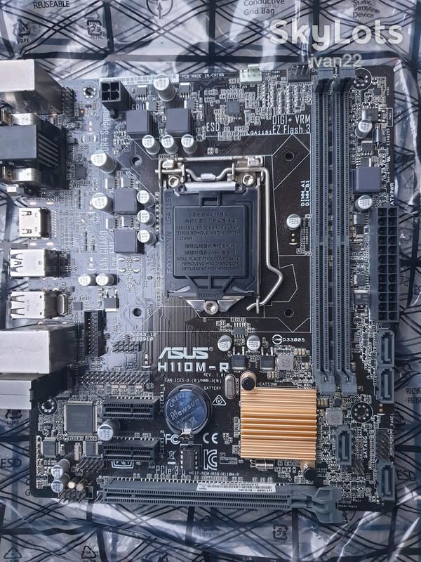 Материнська плата ASUS Prime H110M-R з hdmi виходом, платформа lga 1151 - фото фото фото 0