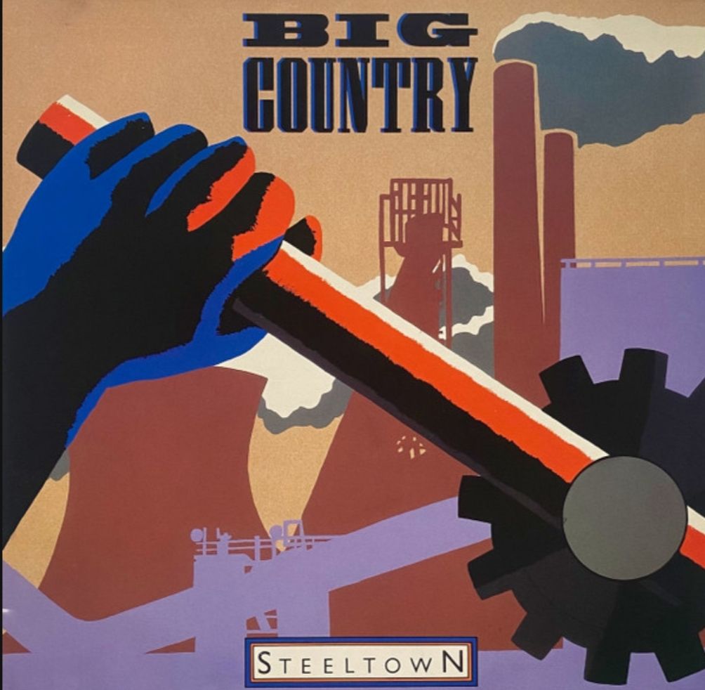 Big Country - Steeltown - 1984.  (LP). 12. Vinyl. Пластинка. Germany - фото фото фото 0
