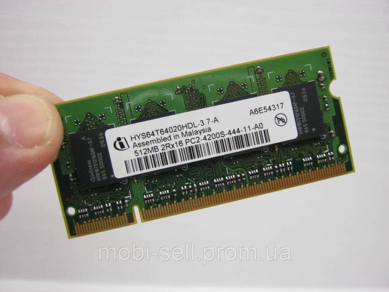 DDR2 Модуль памяти Infineon SODIMM 512MB 533MHz (HYS64T64020HDL-3.7-A) - фото фото фото 9