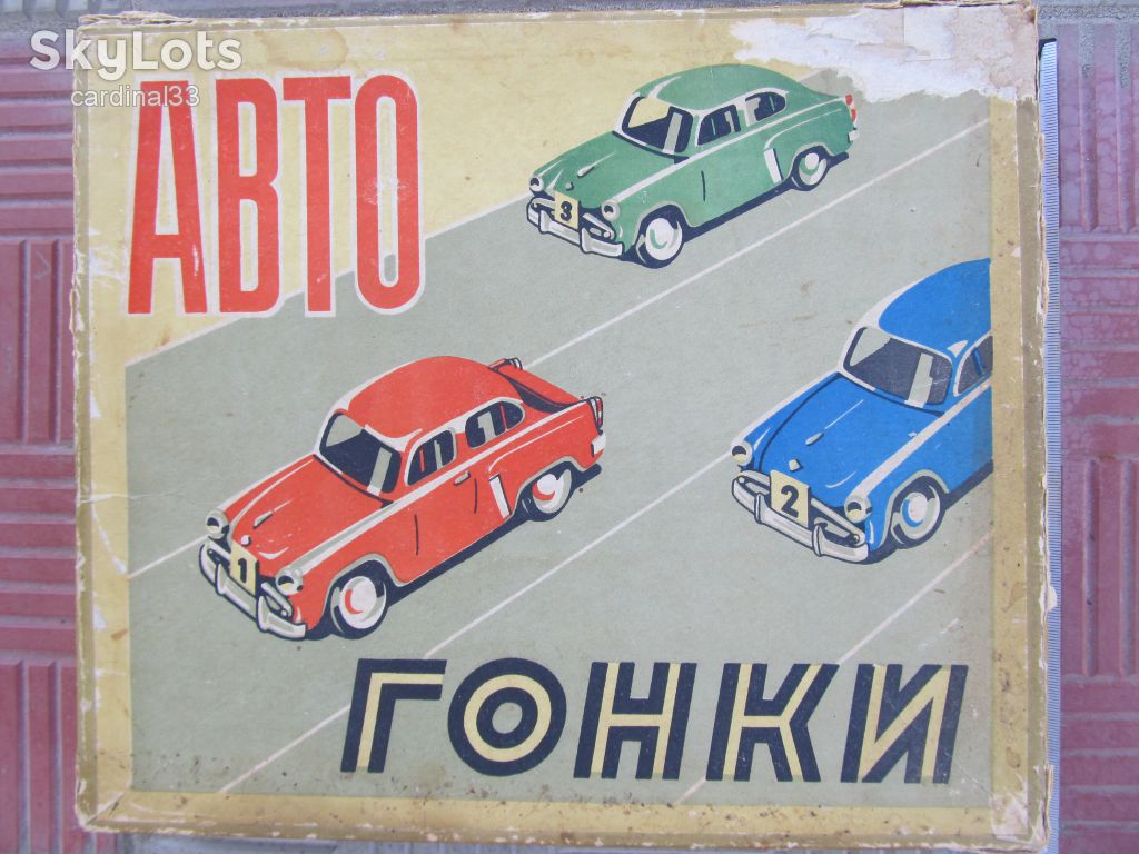 Москвич 403. Авто гонки 1959 г. Настольная игра. - фото фото фото 0