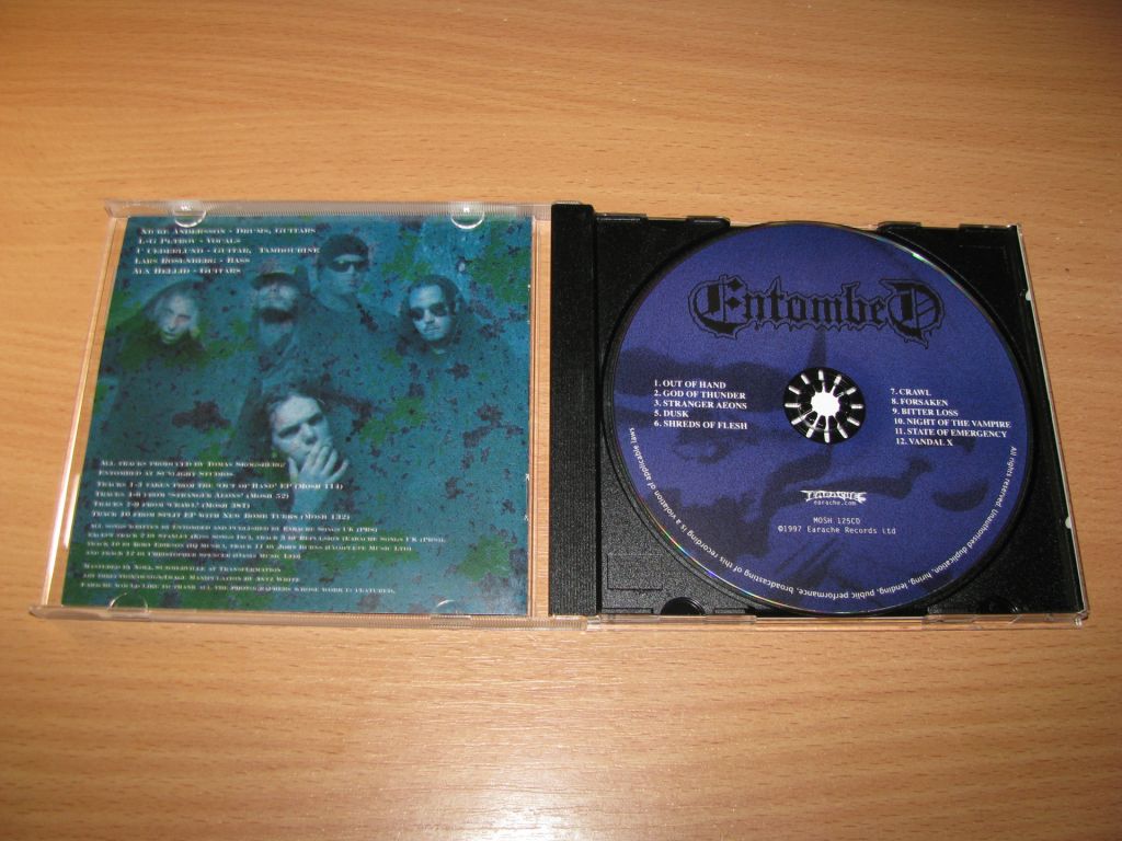 ENTOMBED - Entombed  (1997 Earache UK) - фото фото фото 1