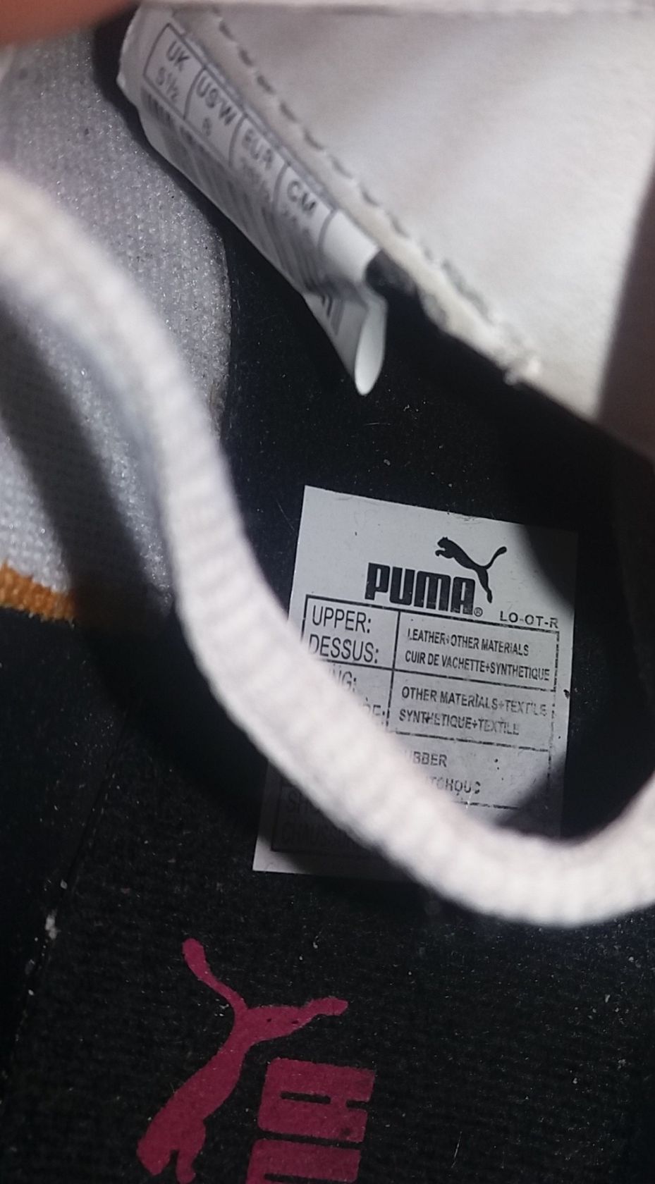 женские фирменные белые puma  кроссовки   кожа пума оригинал - фото фото фото 2
