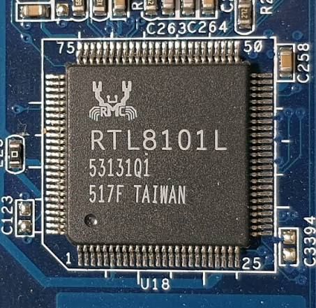 3120Н - Мікросхема мережевого контролера  (Fast Ethernet Controller) Realtek RTL8101L  (Б&amp;#92;В) - фото фото фото 0