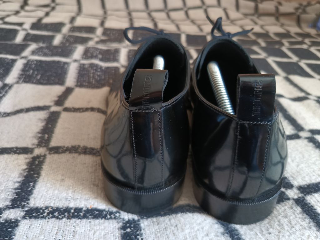 Туфлі The Kooples Derby’s Smooth Leather Lace Up Shoes - фото фото фото 3