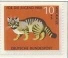 ФРГ фауна дикий кот 1968 - фото фото фото 0