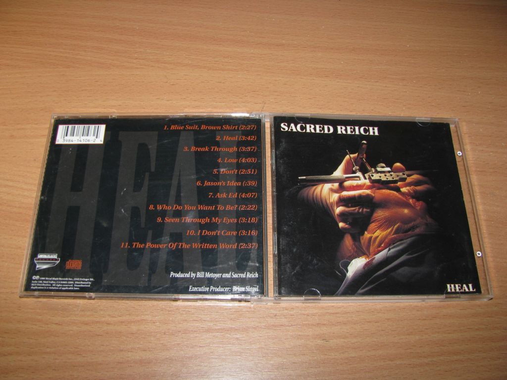 SACRED REICH - Heal  (1996 Metal Blade 1st press,USA) - фото фото фото 0