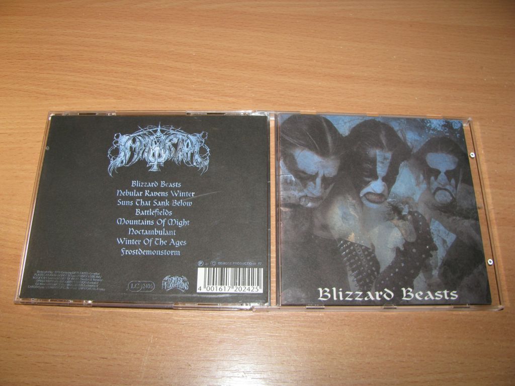 IMMORTAL - Blizzard Beasts  (1997 Osmose 1st press,USA) - фото фото фото 0