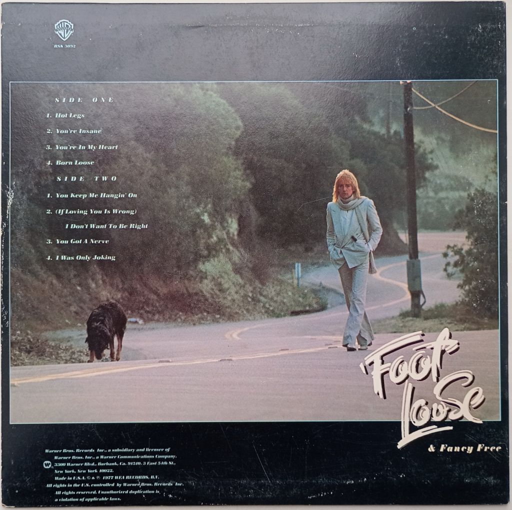 ROD STEWART Foot Loose &amp; Fancy Free LP VG+/EX - фото фото фото 1