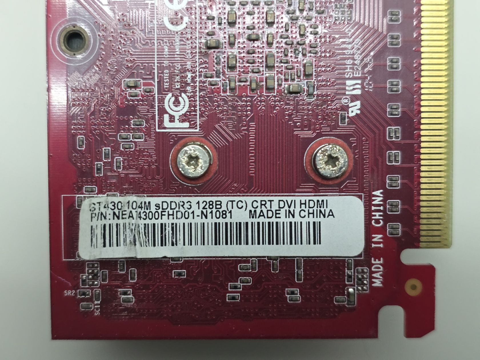 Видеокарта Palit GeForce GT 430 1GB  (GDDR3,64 Bit,HDMI,PCI-Ex,Б/у) - фото фото фото 3