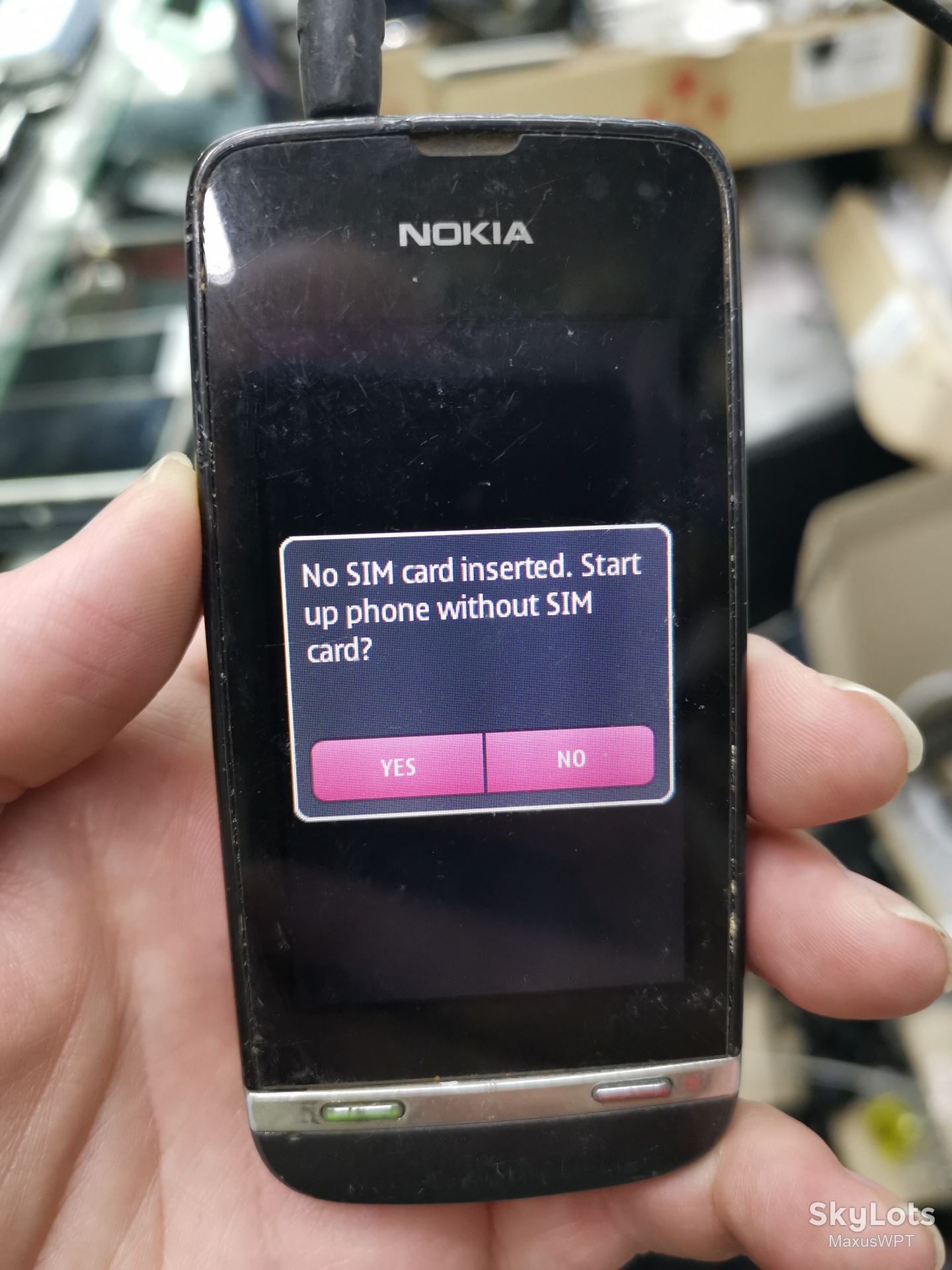 #735 Sklad Nokia 311 black sklad - фото фото фото 1