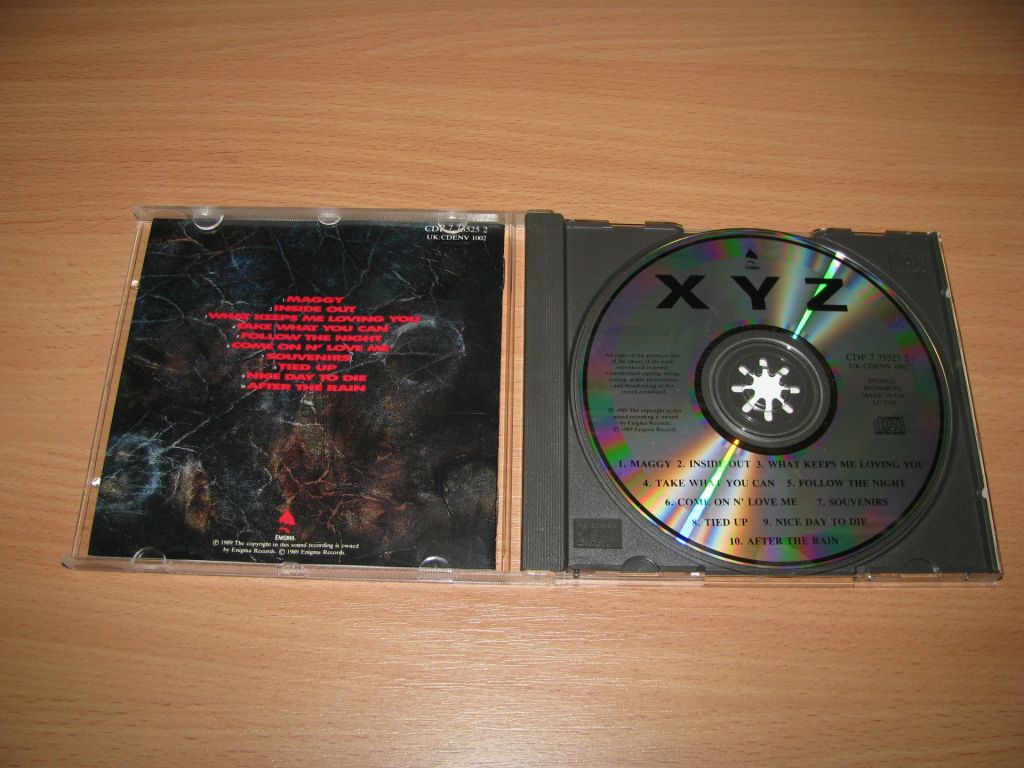 XYZ - Xyz   (1989 Enigma 1st press,UK) - фото фото фото 1