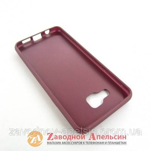 Samsung A3 A310 2016 чехол кожа Momax marsala - фото фото фото 1