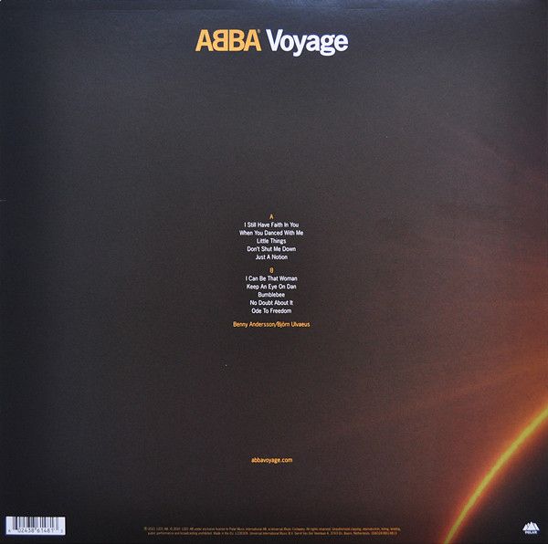 ABBA - Voyage - 2021.   (LP). 12. Vinyl. Пластинка. S/S. Europe. - фото фото фото 1