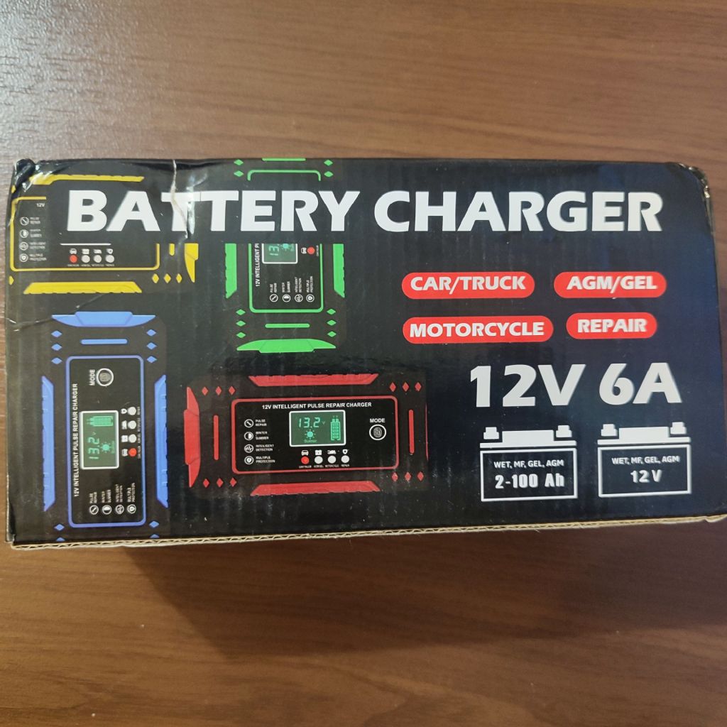 Інтелектуальний зарядний пристрій для акумулятора 12V 6A EAFC - фото фото фото 6