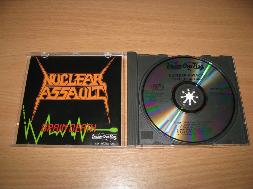 NUCLEAR ASSAULT - Fight To Be Free   (1988 Under One Flag 1st press,UK) - фото фото фото 1