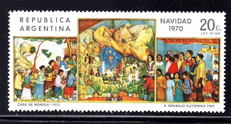 Искусство .  Аргентина 1970 г  MNH - - фото фото фото 0
