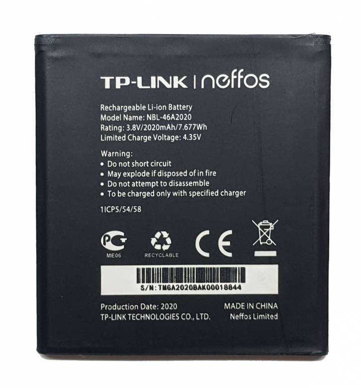 Аккумулятор Tp-Link Neffos Y5L / NBL-46A2020, 2020 mAh - фото фото фото 0