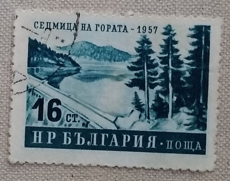 Болгария 1957 г - неделя леса, гаш - фото фото фото 0
