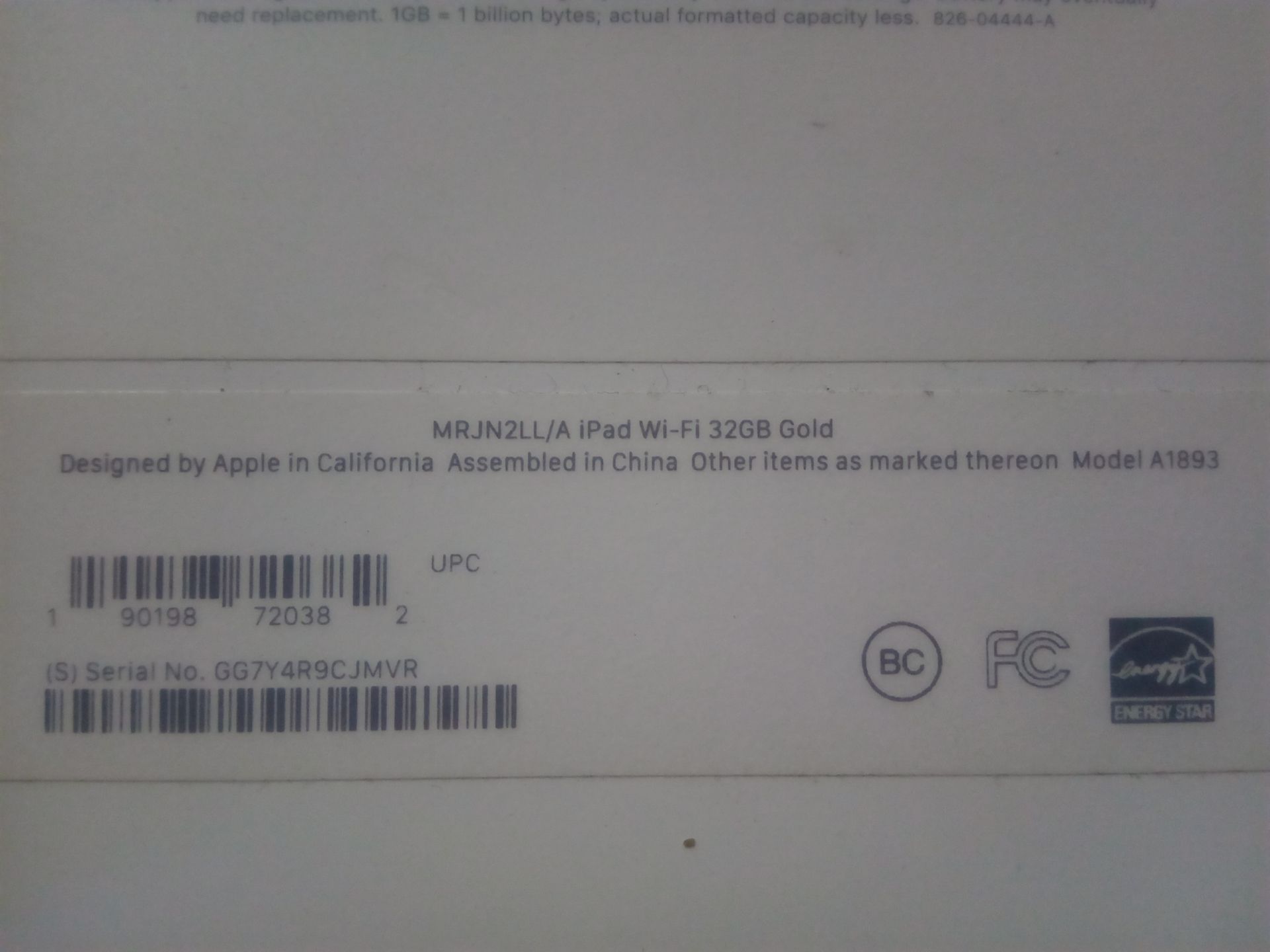 apple IPAD  wifi 32gb коробка  a1893 GOLD - фото фото фото 1