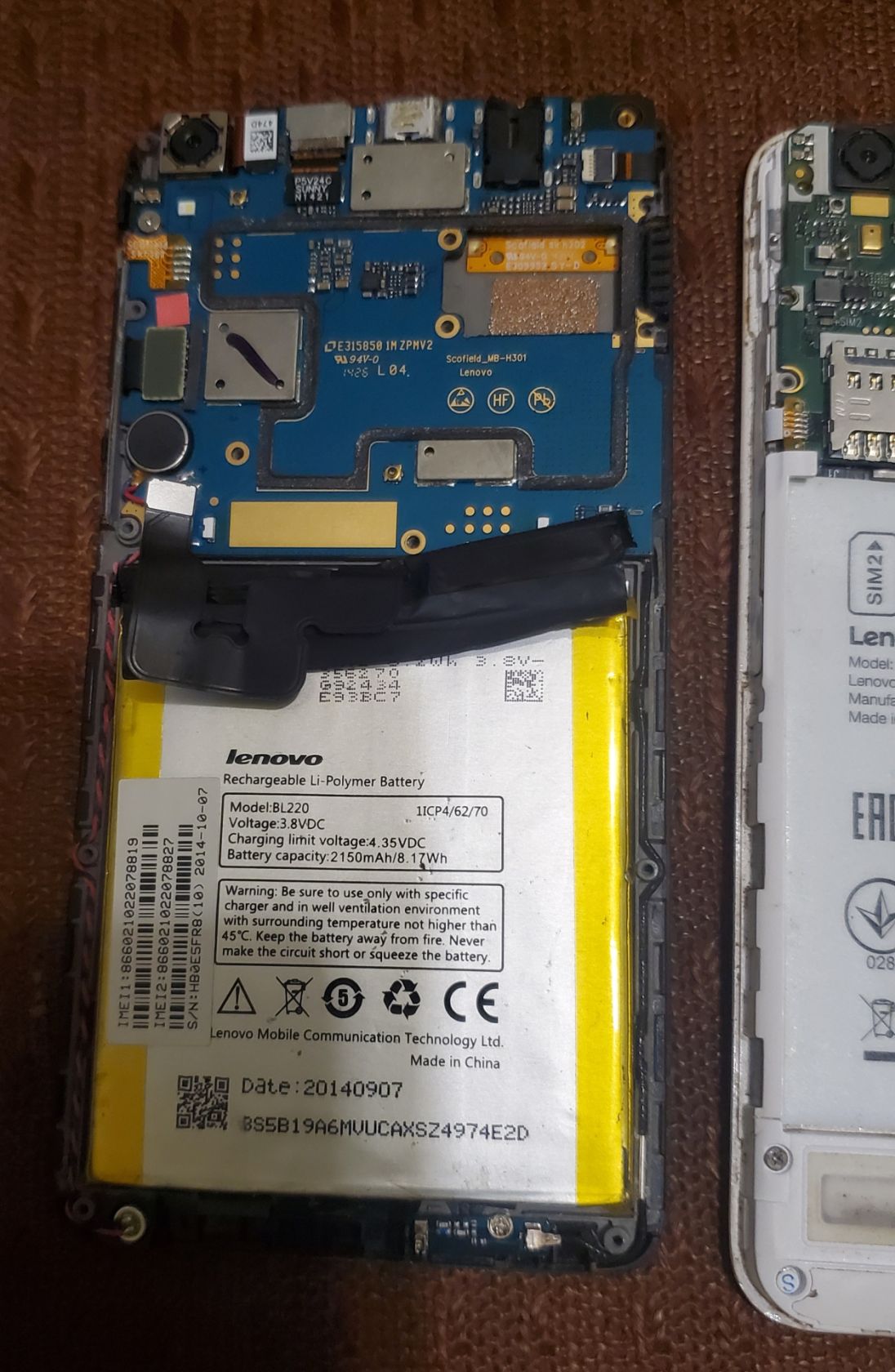 2 телефона Lenovo s850, a6020a46 - фото фото фото 5